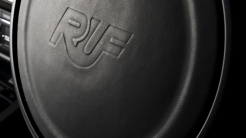 RUF 3800S Car: RUF Logo on Steering Wheel
