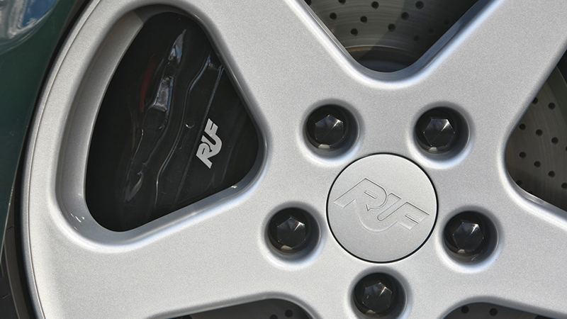 RUF Classic RCT EVO Car: Wheel and Caliper Close Up
