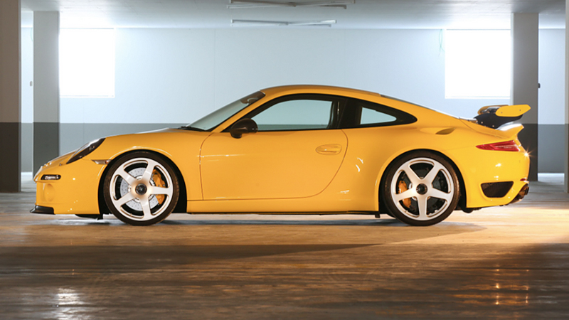 RUF RTR Car: Gallery Showing Side View, Narrow Body, Yellow Colour