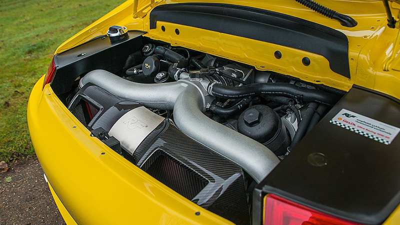 RUF RTR Car: Engine of Narrow Body, Yellow Colour